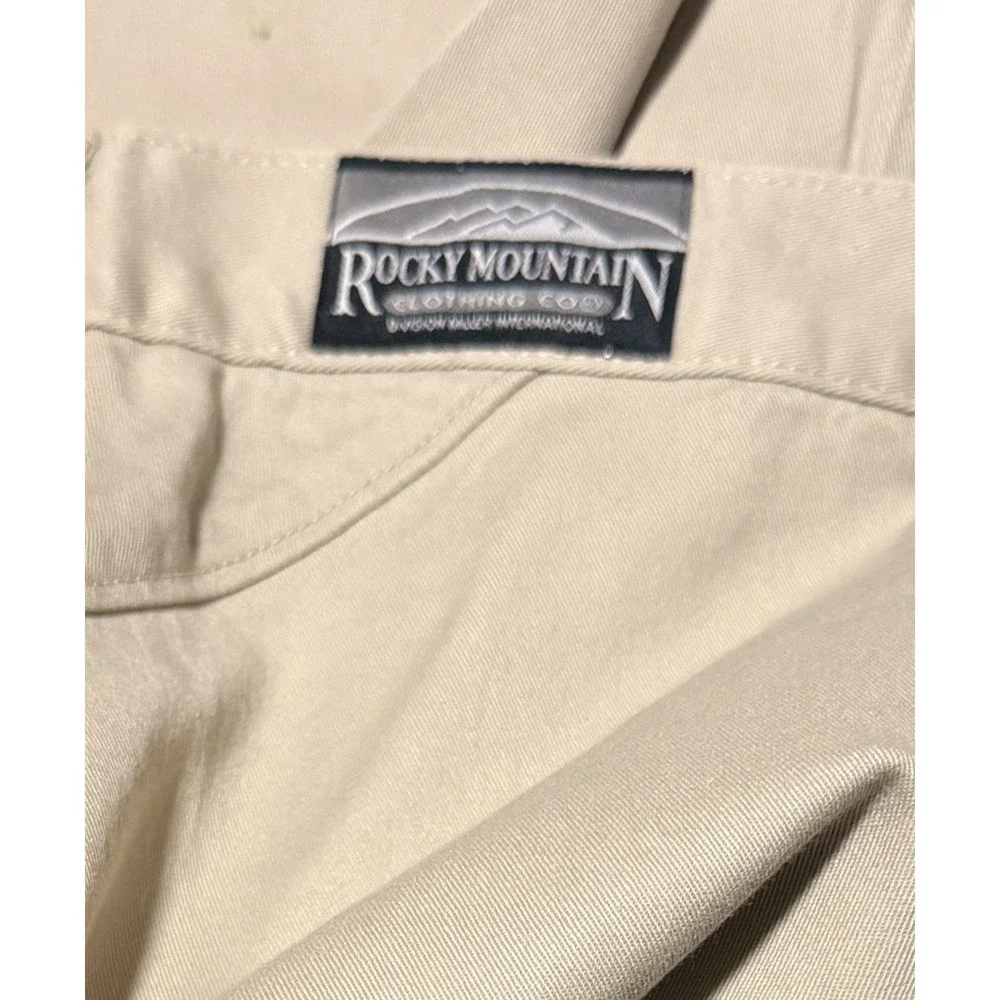 ROCKY MOUNTAIN - Womens Vintage Bareback High-Rise Western Chino‎ Pants -12 Long